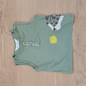 Paco Rabanne Olive Green Baby Top 110